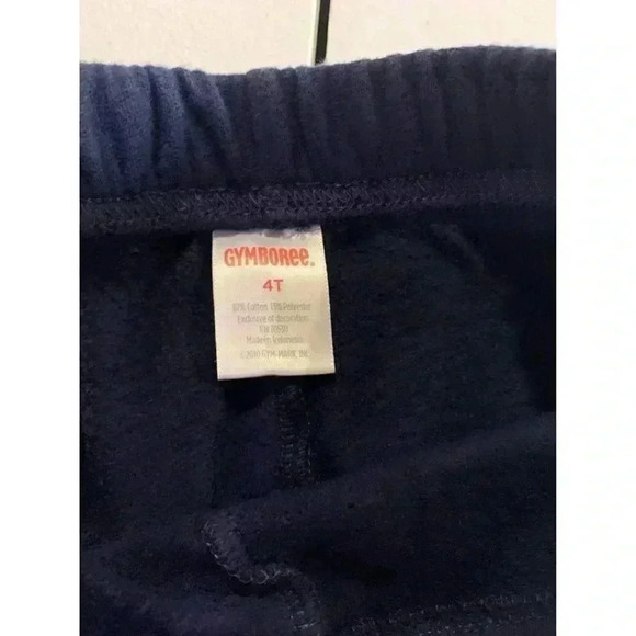 Gymboree Navy blue pant with daisy on the hem size 4T - Picture 2 of 4